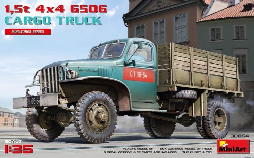 Go to product Miniart 38064 - 1:35 1,5 t 4x4 G506 Cargo Truck