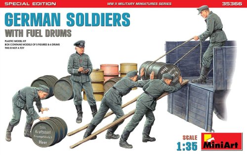 Go to product Miniart 35366 - 1:35 German Soldiers with Fuel Drums