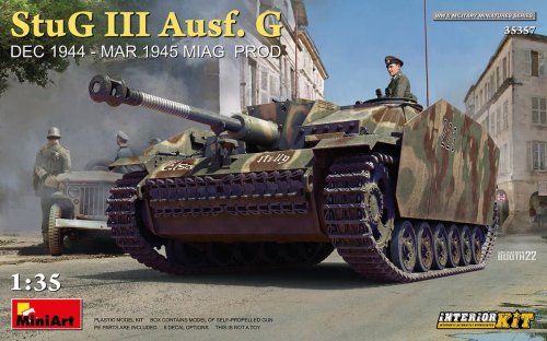 Go to product Miniart 35357 - 1:35 StuG III Ausf. G Dec 1944 - Mar 1945 MIAG Prod