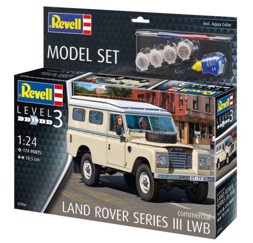 Go to product Revell 67056 - 1:24 Land Rover Series III LWB commercial - model set