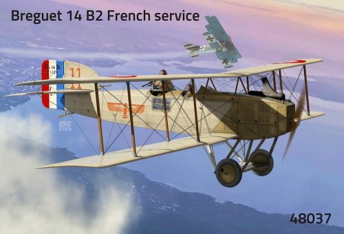 Go to product Fly 48037 - 1:48 Breguet 14 B2 French Service