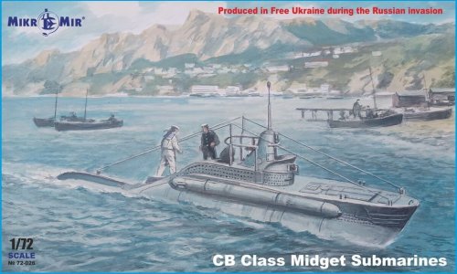 Go to product Mikromir 72026 - 1:72 Italian CB Class Midget Submarine