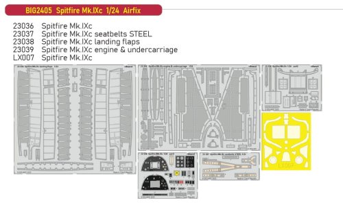 Go to product Eduard BIG2405 - 1:24 Spitfire Mk.IXc