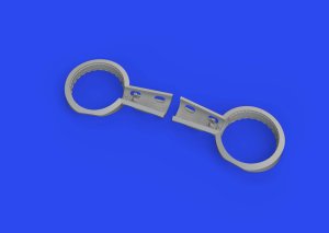Eduard 672322 - 1:72 Bf 109F wheel bays rounded Print 3D