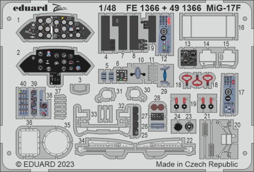 Go to product Eduard FE1366 - 1:48 MiG-17F