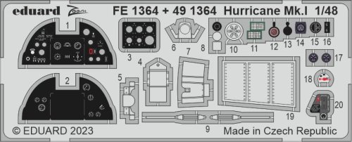 Go to product Eduard FE1364 - 1:48 Hurricane Mk.I