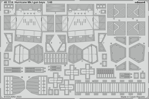 Go to product Eduard 481114 - 1:48 Hurricane Mk.I gun bays