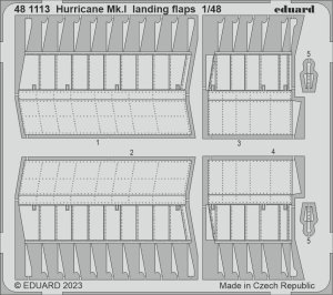 Eduard 481113 - 1:48 Hurricane Mk.I landing flaps