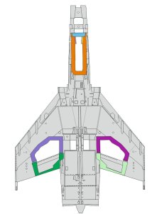Eduard EX962 - 1:48 F-4E wheel bays