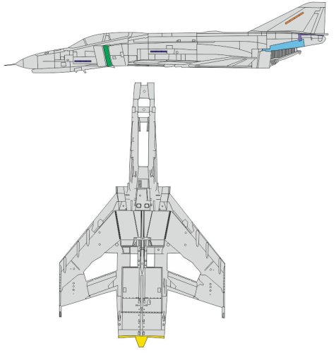 Go to product Eduard EX956 - 1:48 F-4E surface panels