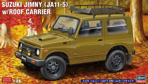 Go to product Hasegawa 20606 - 1:24 Suzuki Jimny JA11-5 w/ Roof Carrier