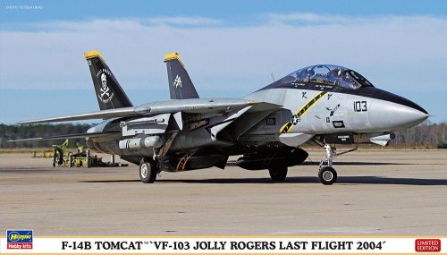 Go to product Hasegawa 02434 - 1:72 F-14B Tomcat VF-103 Jolly Rogers Last Flight 2004