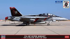 Hasegawa 02429 - 1:72 F/A-18F Super Hornet VFA-41 Black Aces CAG 2022