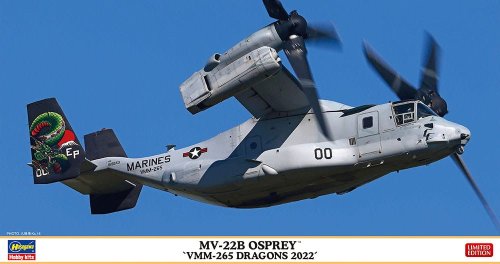 Go to product Hasegawa 02421 - 1:72 MV-22B Osprey VMM-265 Dragons 2022