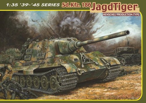 Go to product Dragon 6991- 1:35 Jagdtiger Sd.Kfz. 186 Henschel Production Type