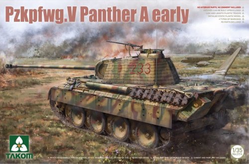 Go to product Takom 2174 - 1:35 Pz.Kpfw.V Sd.Kfz. 171 Panther Ausf. A Early