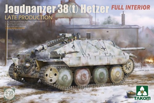 Go to product Takom 2172 - 1:35 Jagdpanzer 38(t) Hetzer Late Production with Full Interior