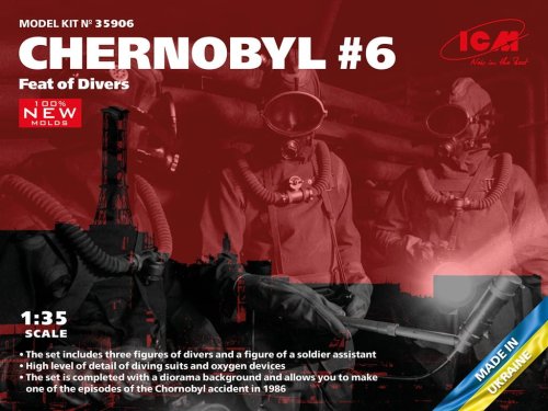 Go to product ICM 35906 - 1:35 Chernobyl #6 Feat of Divers
