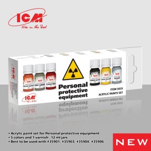 ICM 3035 - Acrylic paint set - Personal Protective Equipment