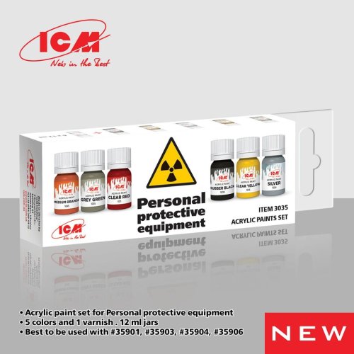Go to product ICM 3035 - Acrylic paint set - Personal Protective Equipment