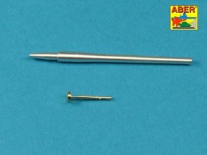 Aber 35L-226 - 1:35 40mm 2pdr ROQF Mk.X early type and BESA machine gun metal barrels for Valentine Mk.II to VII or Matilda Mk.III/IV tanks