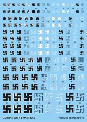 Go to product TECHMOD 72101 - 1:72 German Swastikas