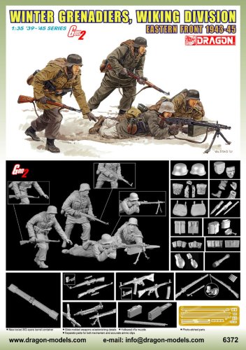 Go to product DRAGON 6372 - 1:35 Winter Grenadiers, Wiking Division Eastern Front 1943-45