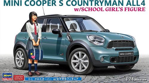 Go to product Hasegawa SP559 52359 - 1:24 Mini Cooper S Countryman ALL 4 w/School Girl's Figure