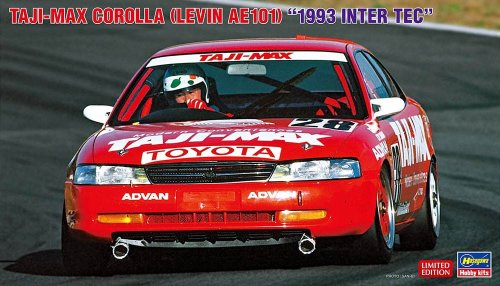 Go to product Hasegawa 20630 - 1:24 Taji-Max Corolla Levin AE101 1993 Inter Tec