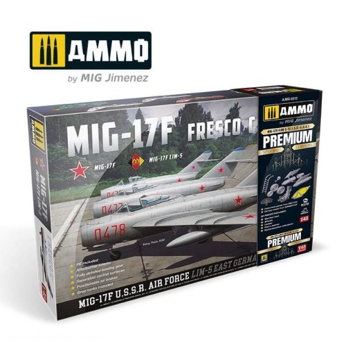Go to product Ammo Mig 8512 - 1:48 MiG-17F Fresco C / LIM-5 Premium Special Edition