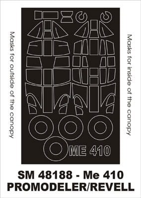 Go to product MONTEX SM48188 - 1:48 Messerschmitt Me-410B