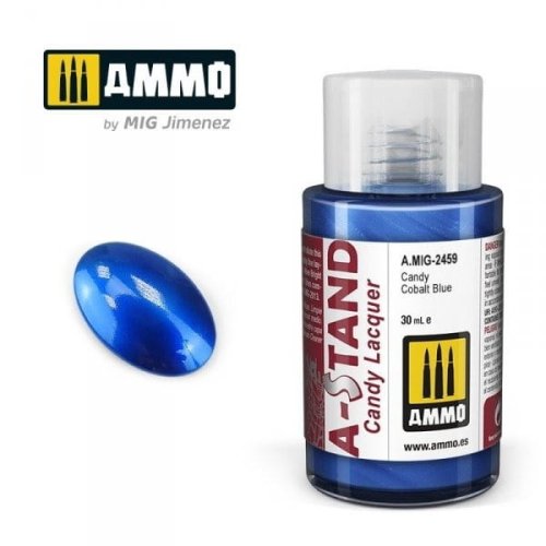 Go to product Ammo Mig 2459 - Farba A-Stand Candy Cobalt Blue 30 ml
