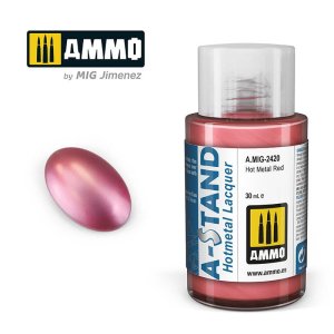 Ammo Mig 2420 - Farba A-Stand Hot Metal Red 30 ml