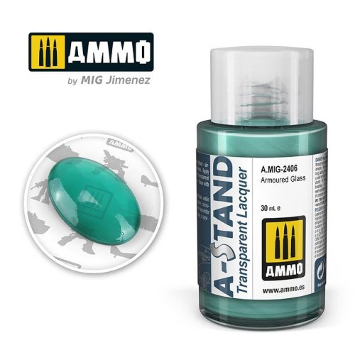 Go to product Ammo Mig 2406 - Farba A-Stand Armoured Glass 30 ml