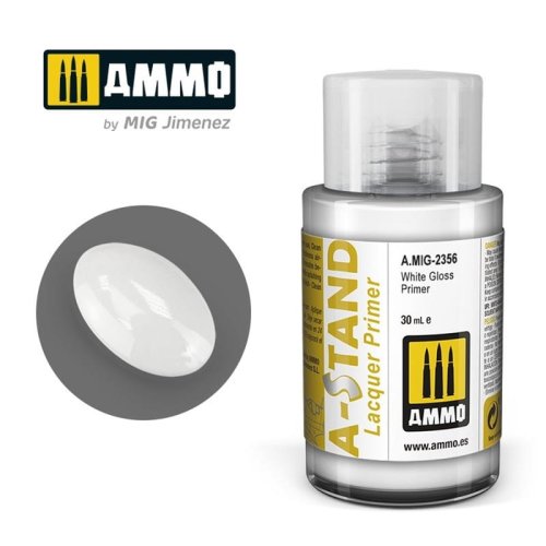 Go to product Ammo Mig 2356 - A-Stand White Gloss Primer 30 ml