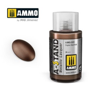 Ammo Mig 2321 - Farba A-Stand Metallic Engine Manifold 30 ml