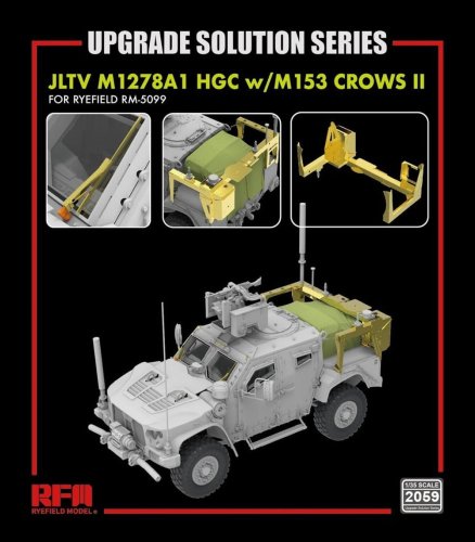 Go to product Rye Field Model 2059 - 1:35 JLTV M1278A1 HGC w/M153 CROWS II - Upgrade Solution