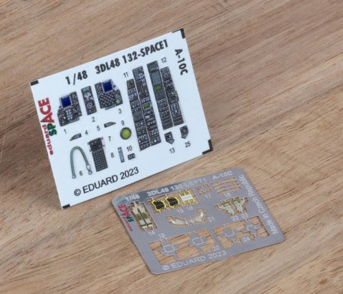Go to product Eduard 3DL48132 - 1:48 A-10C Space 3D Decals + PE