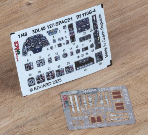 Go to product Eduard 3DL48127 - 1:48 Bf 110G-4 Space 3D Decals + PE