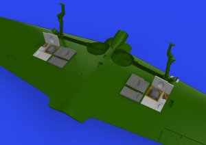 Eduard 648883 - 1:48 A6M3 gun bays short barrel Print 3D