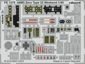Eduard FE1375 - 1:48 A6M3 Zero Type 32 Weekend