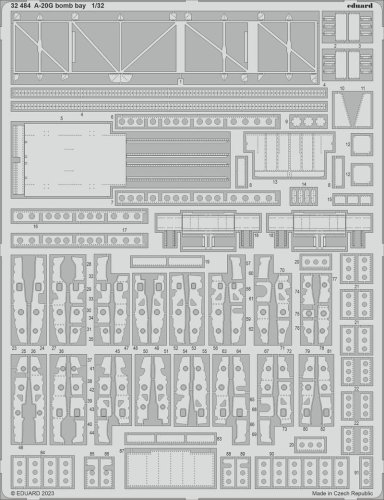 Go to product Eduard 32484 - 1:32 A-20G bomb bay
