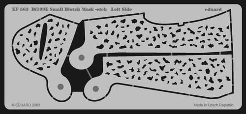 Go to product EDUARD XF563 - 1:48 Bf 109E Small Blotch mask-etch