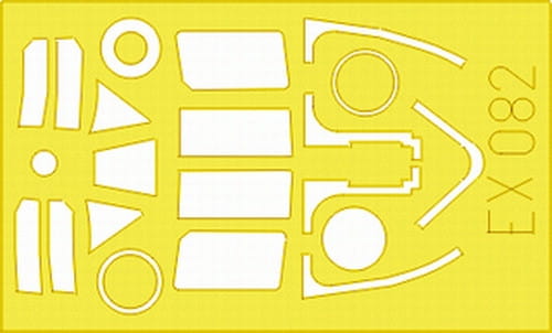 Go to product EDUARD EX082 - 1:48 Typhoon Mk.Ib Door Canopy