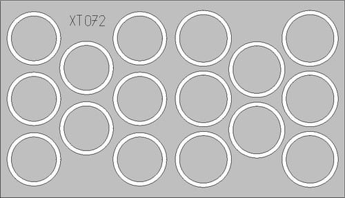 Go to product EDUARD XT072 - 1:35 Panther Ausf.G wheel mask