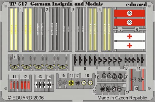 Go to product EDUARD TP517 - 1:35 German Insignia and Medals WWII