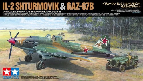 Go to product Tamiya 25212 - 1:48  Ilyushin IL-2 Shturmovik & GAZ-67B Set