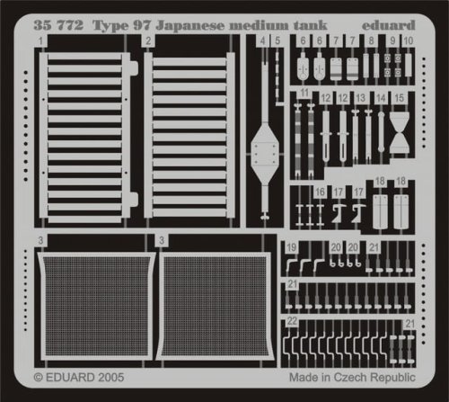 Go to product EDUARD 35772 - 1:35 Type 97 Japanese medium tank
