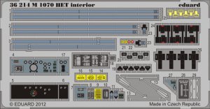 EDUARD 36214 - 1:35 M 1070 HET interior