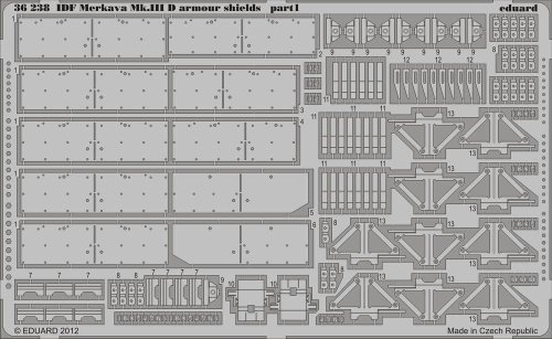 Go to product EDUARD 36238 - 1:35 IDF Merkava Mk.IIID armour shields